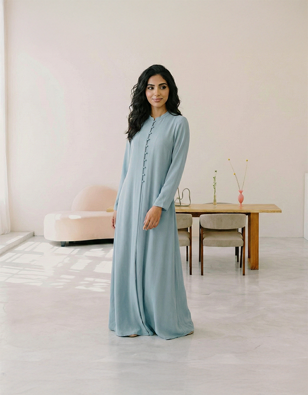 Classic Abaya with Botton
