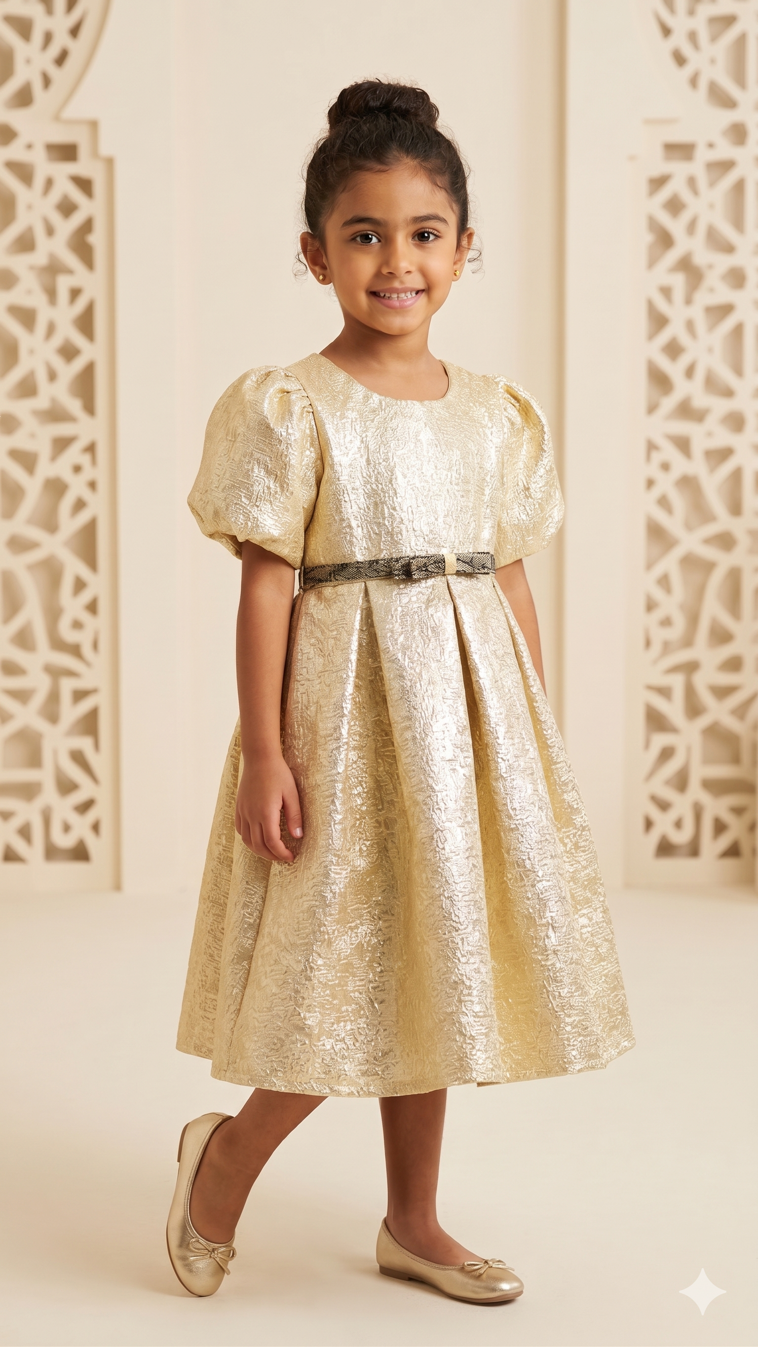 Classic Golden Dress