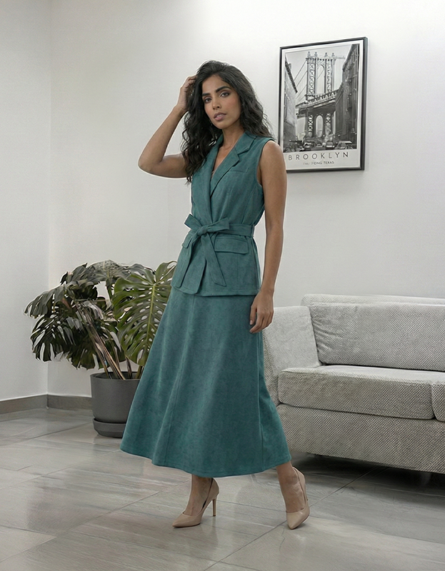 Suit - Skirt & Blouse