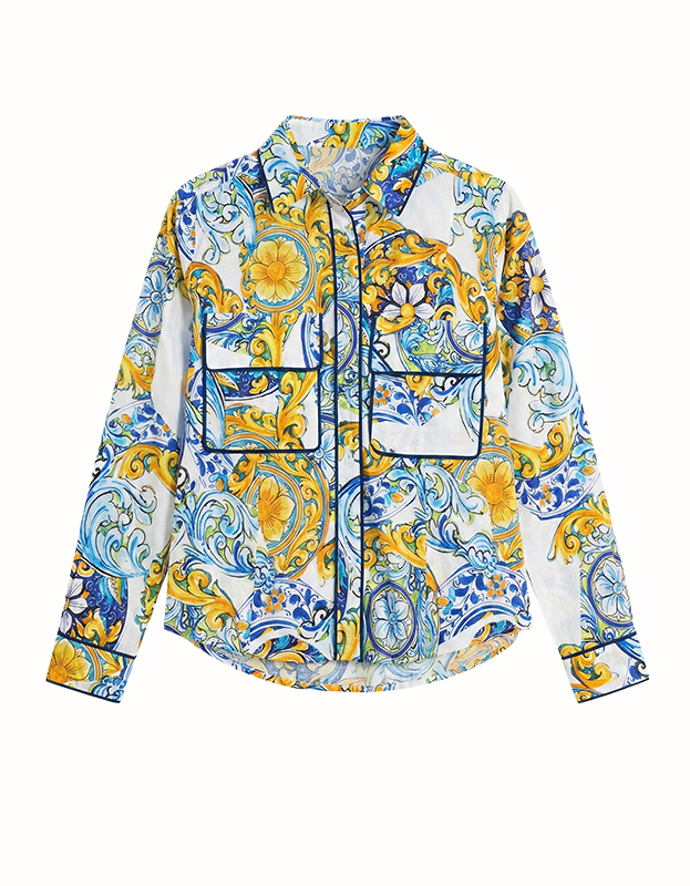 Suit - Skirt & Blouse